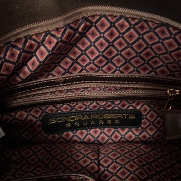 Sondra Roberts Squared Satchel with Tassel Trim - Picture 7 of 7